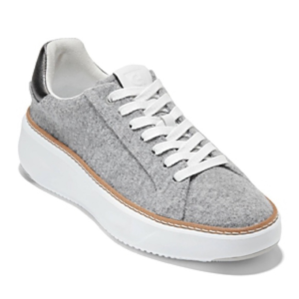Cole Haan Topspin Sneaker in Grey Wool